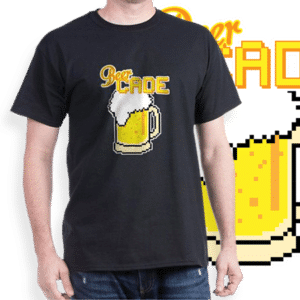 Beercade: arcade beer in 8-bit pixels.