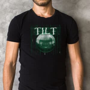 The Pinball Matrix T-Shirt: TILT design.
